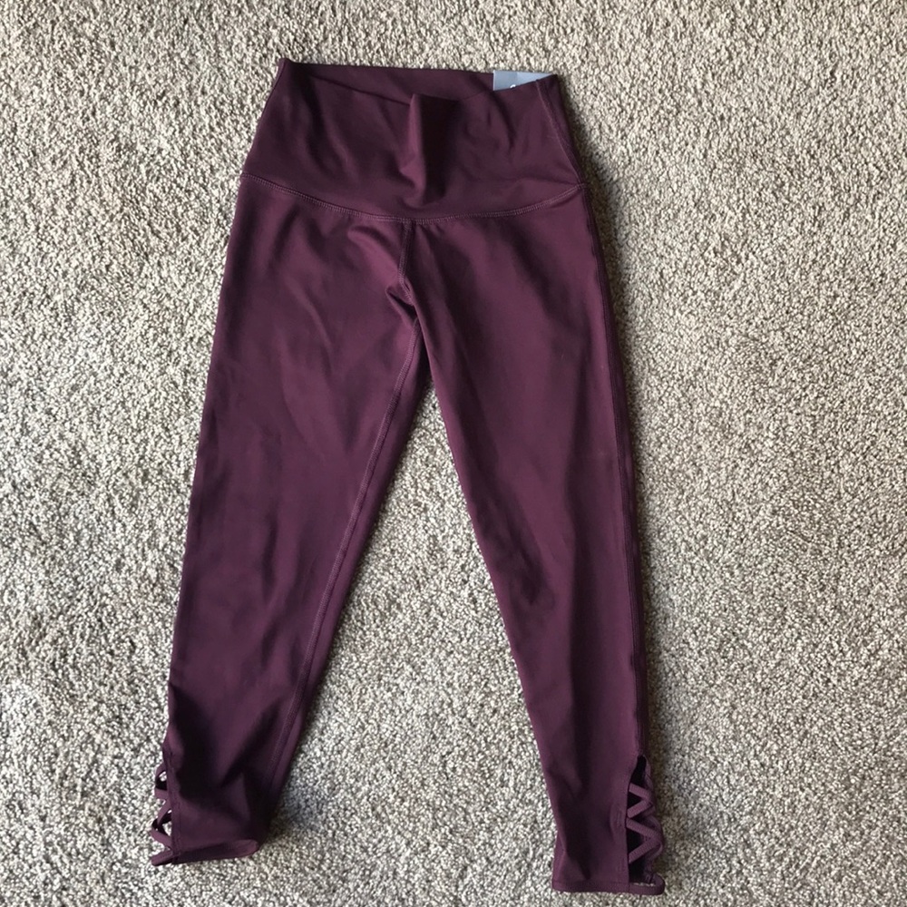 Aerie cross cross cutout leggings